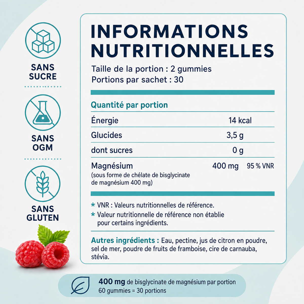Gummies Magnésium Bisglycinate Nesio